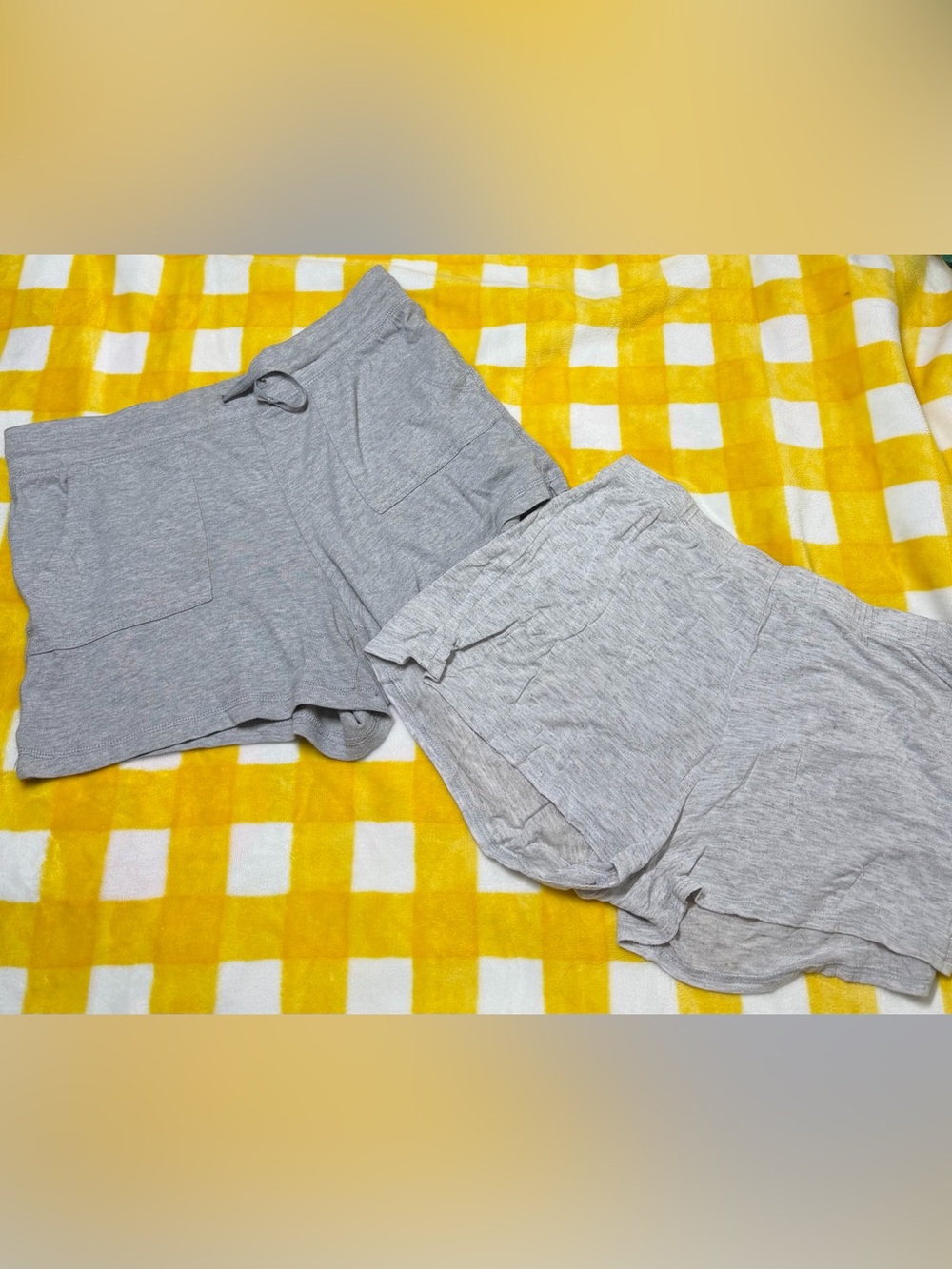Women’s Lightweight Gray Lounge Shorts - Soft Drawstring Comfort